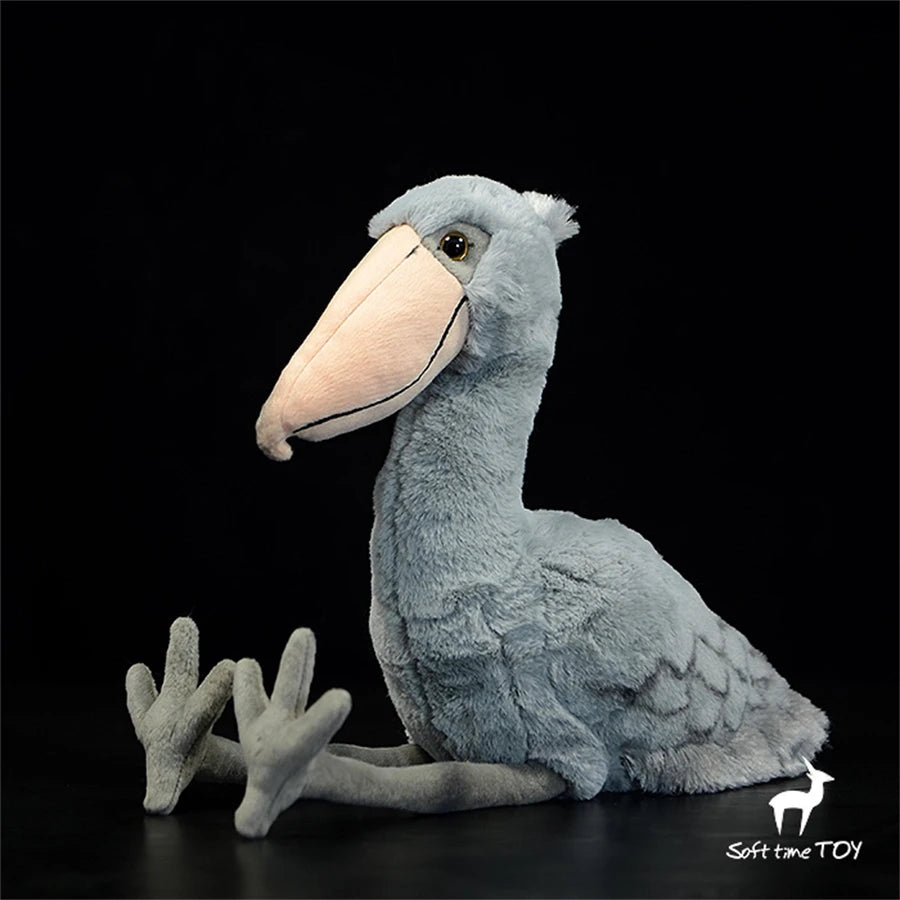 Shoebill Stork Plush Toy – Lifelike Balaeniceps Rex Stuffed Animal