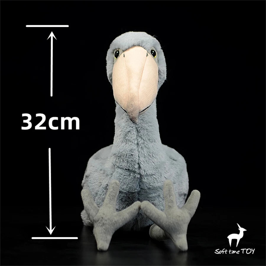 Shoebill Stork Plush Toy – Lifelike Balaeniceps Rex Stuffed Animal
